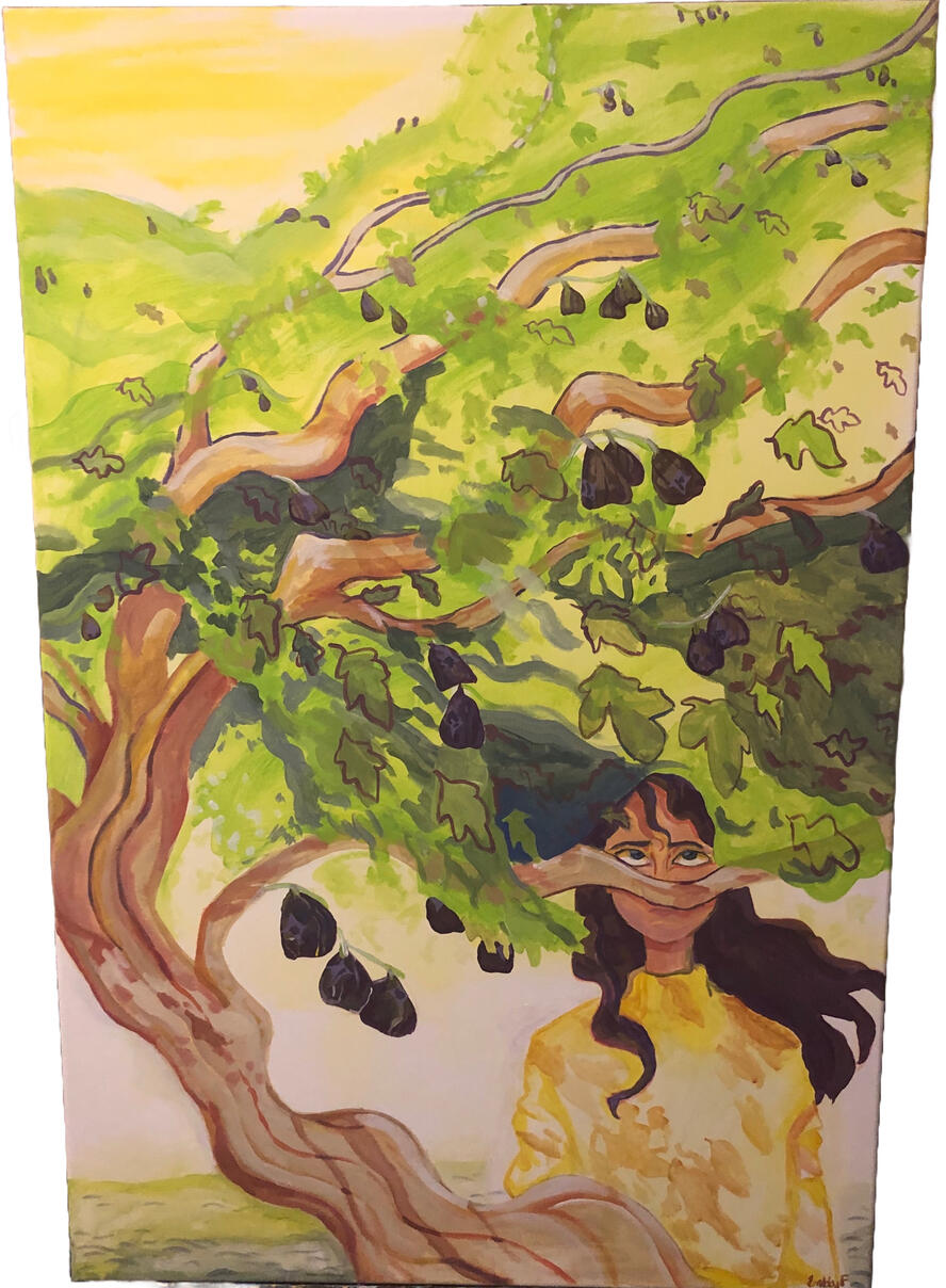 Commission inspired by Slyvia Plath's book "The Bell Jar"